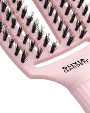 Fingerbrush Boar & Nylon - Pastel Pink M
